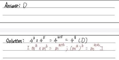 4^3 x4^5 A.16^8 B.16x15 C.4^15 D.4^8-example-1