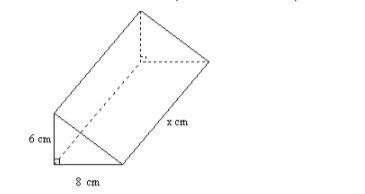 The total surface area of the prism below is 456 square centimeters. What is the value-example-1