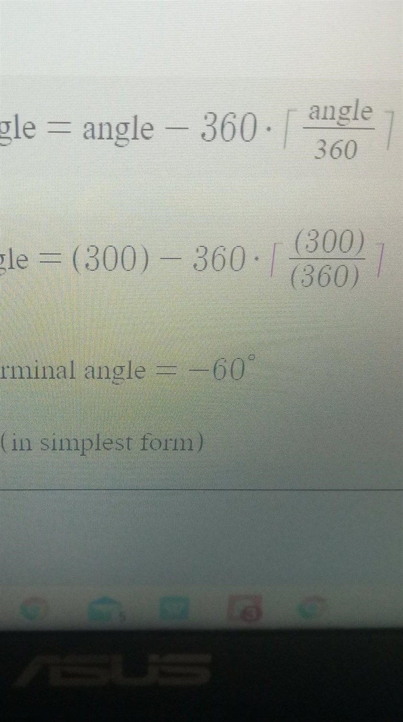 What is the positive coterminal angle of -300?-example-1