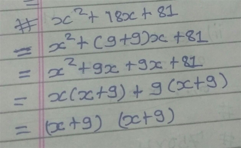 What number completes the square x^2+18x+_____ (a).81 (b) .324 (c) .-9 (d).9-example-1