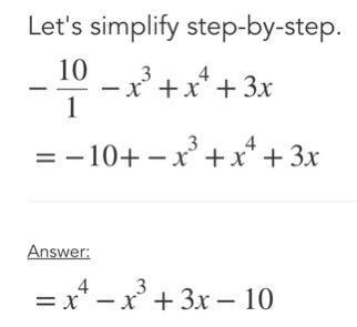 − 10/1 ​ −x 3 +x 4 +3x i need help asap-example-1