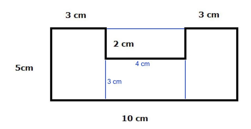 What is the area of this irregular figure knowing that the formula for the area of-example-1