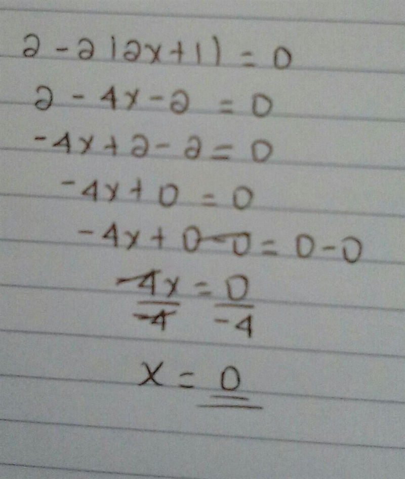 2-2|2x+1|=0 what is the answer for this please​-example-1