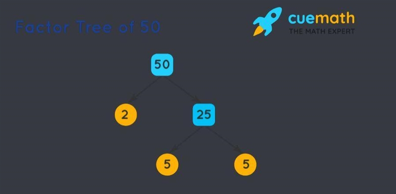 35 and 50 (make a chart, list all factors, and make factor tree)-example-1