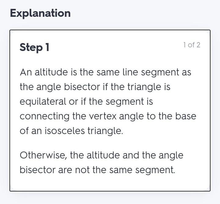 Complete the statement with always, sometimes, or never. Explain your reasoning. An-example-1