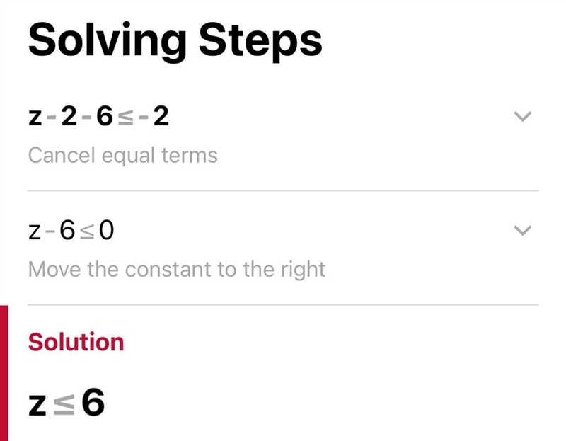 Solve the inequality. Graph the solution. z−2−6≤−2-example-1