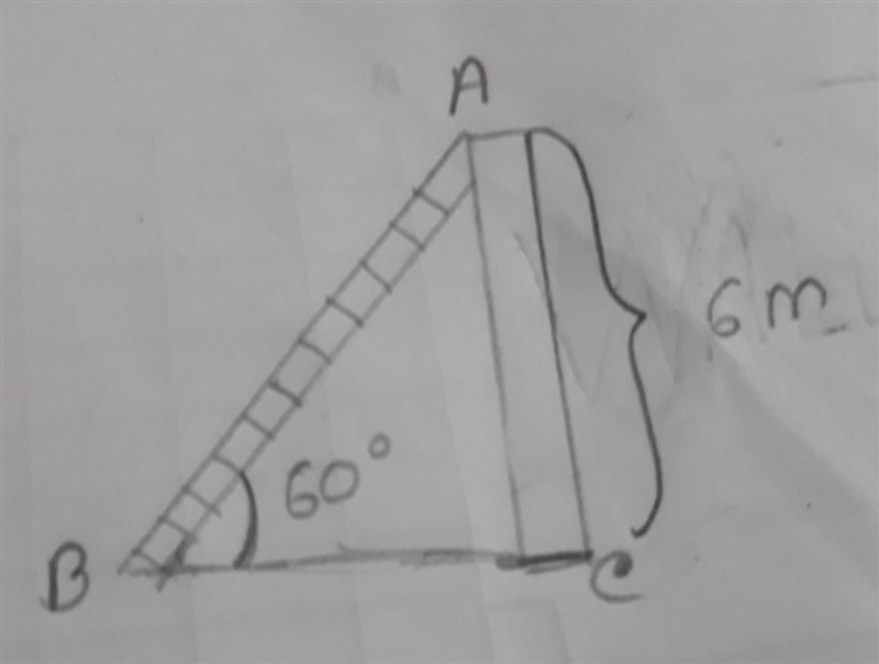 Need help with this trigonometry word problem A ladder placed against a wall such-example-1