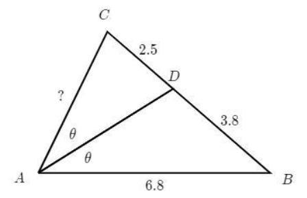 \angle DAC=\angle BAD∠DAC=∠BADangle, D, A, C, equals, angle, B, A, D. What is the-example-1