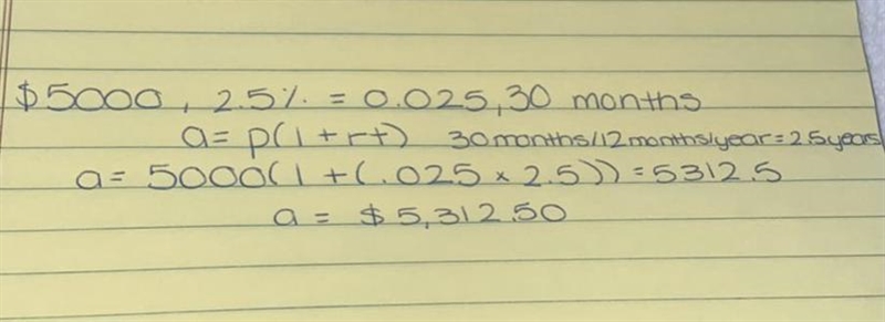 Kaden invested $5,000 into a savings account. The interest was compounded annually-example-1