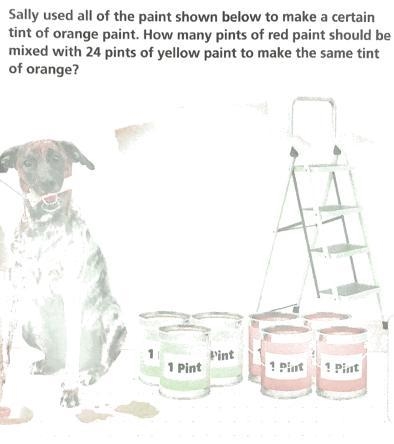 Sally used all of the paint shown to make a certain tint of orange paint. How many-example-1