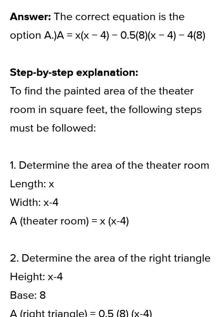 A local school needs to paint the floor of its theater room, where the length of the-example-1