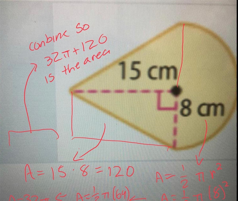 Find the area of the figures-example-1