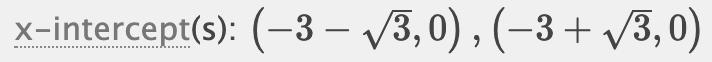 Use the vertex of the function (h, k) and the x-intercepts . g(x) = 2 * (x + 3) ^ 2 - 6-example-2