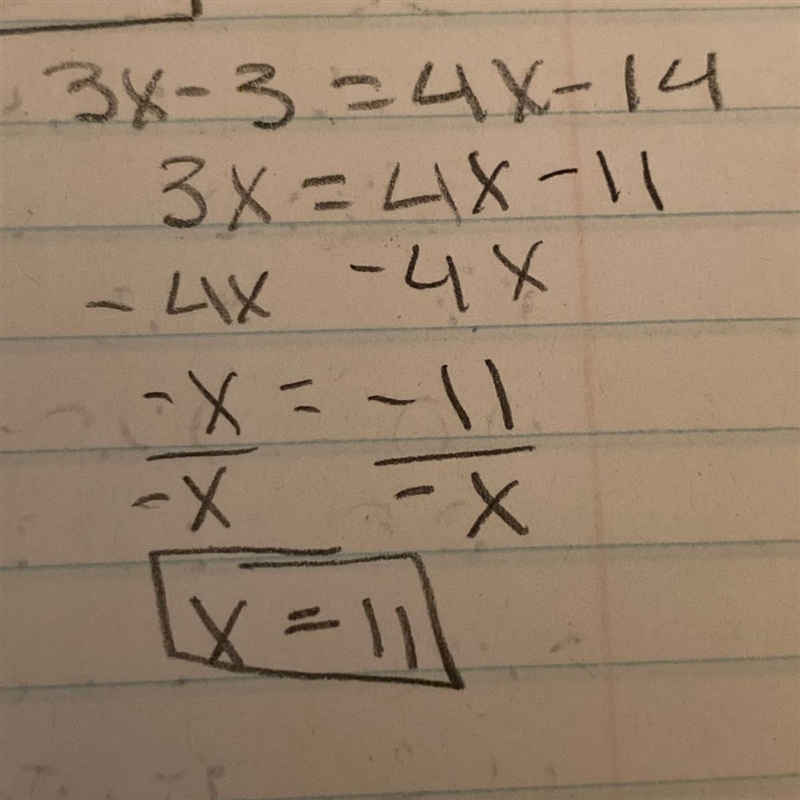 Given: a) the ray GH bisects FGI b) FGH = (3x - 3) c) HGI = (4x - 14) Solve for x-example-1