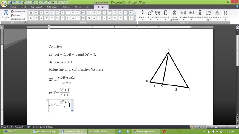 Please help I don't know where to start A and B are points with position vectors a-example-1