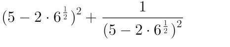 If a = 5 - 2 √(6) , then find the value of : (I) √(a) \: - (1)/( √(a) ) (ii) {a}^(2) + \frac-example-4