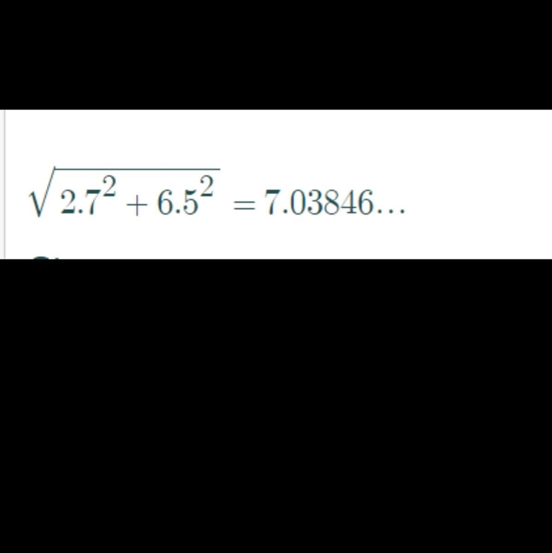 Solve for the missing side length. Round to the nearest tenths if necessary-example-1