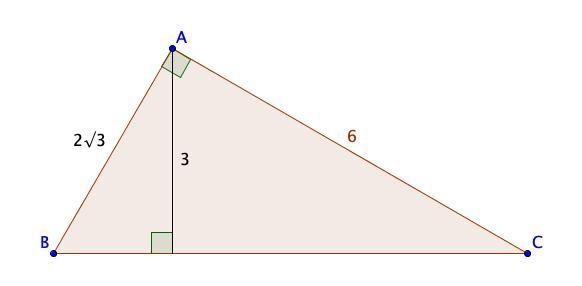 Solved previously.The altitude to the hypotenuse of a triangle with angles of 30 and-example-1