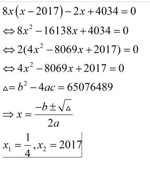 8x(x-2017)-2x+4034=0-example-1