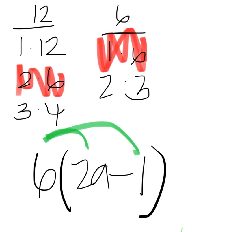 Expand 5(4x +7) Factorise 12a-6-example-1