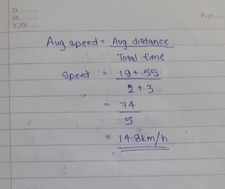 A car travels the first 19km of its journey at an average speed of 57km/h and the-example-2