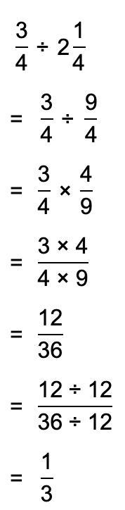 Which situation could be modeled by the expression 3/4 ÷ 2 1/4?-example-1