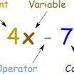 What are variable terms what is the constant term-example-1