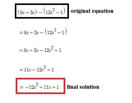 Simplify the expression. What classification describes the resulting polynomial? (8x-example-1