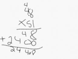 4. 8 X 51 What’s the answer?-example-1