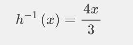 H(x)=3/4 x help please-example-1