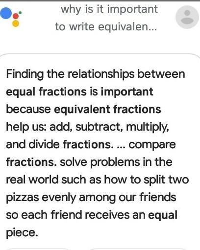 Explain why it is important to write equivalent fractions before remaining.-example-1