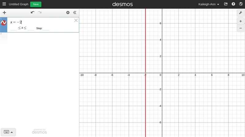 Graph the equation x = -2-example-1