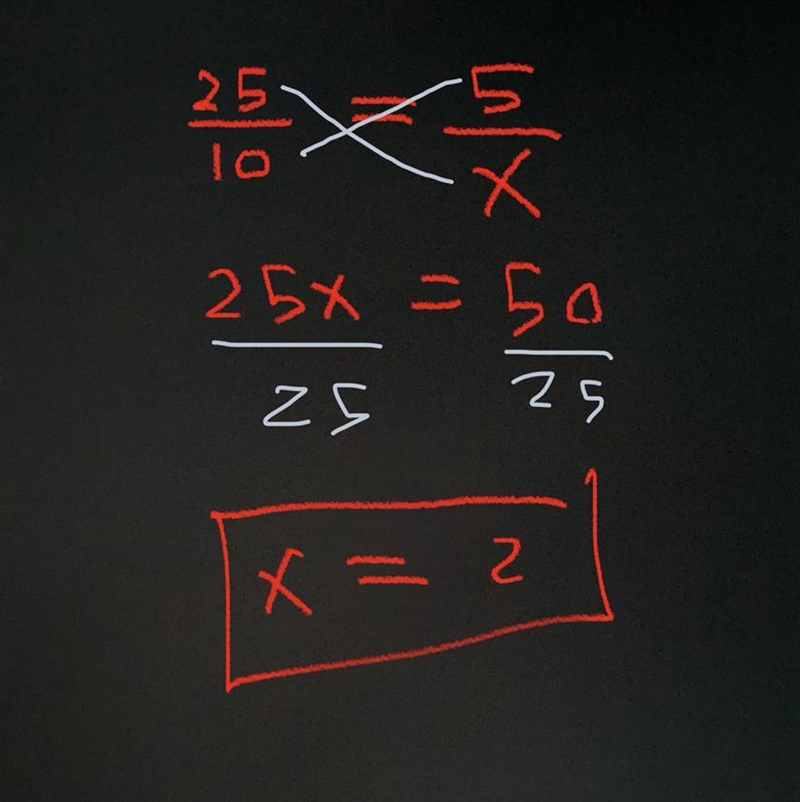 Find the unknown side length of these similar triangles using scale factor. Show working-example-1