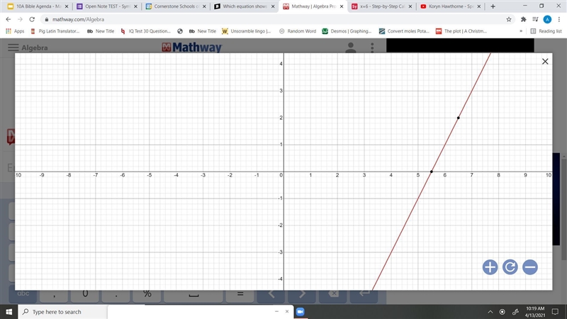 Which equation shows y = (x − 4) 2 − 3 written in standard form?-example-1