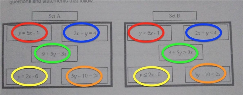 ACTIVITY 3 :Spot the difference Direction:Below are two sets of mathematical statements-example-2