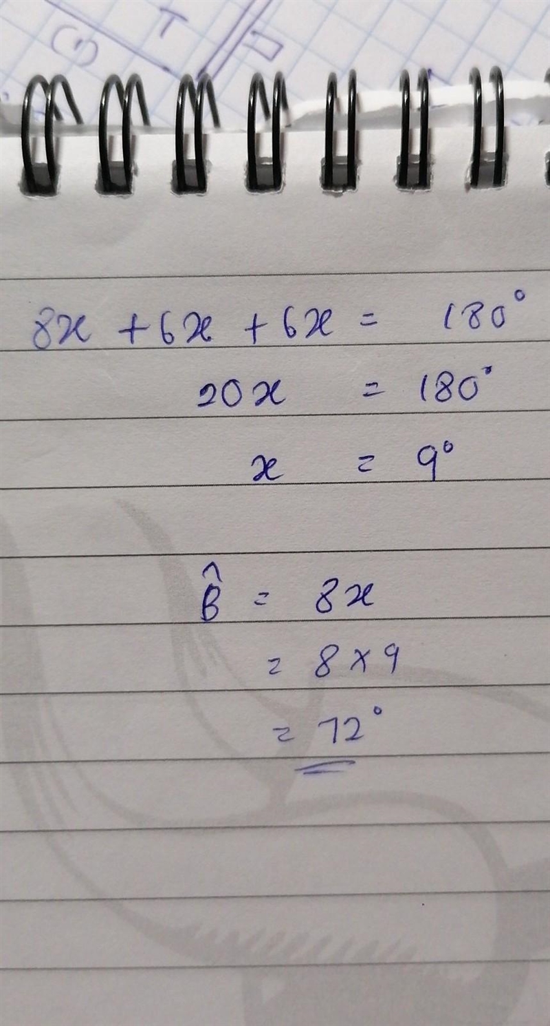 Write the measure of angle b-example-1