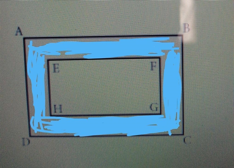 ABCD and EFGH are rectangles with AB=10cm ,BC=7cm ,EF=7cm and FG =4cm ,all figures-example-1