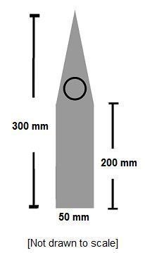 Luke is designing a scale model of a clock tower. The design of the front of the tower-example-1