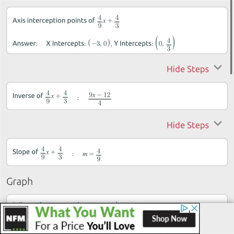 Find the x- and y-intercepts of 4x-9y=-12-example-1