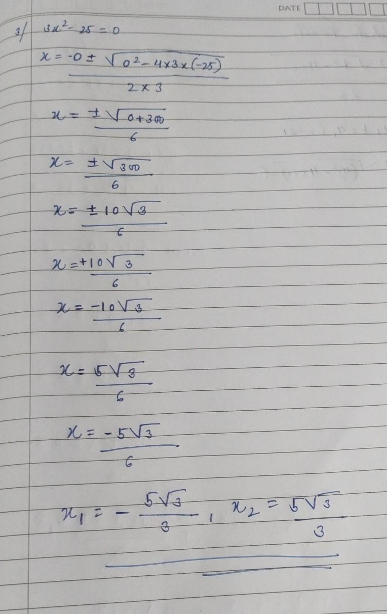 Solve the following quadratic equations using the Quadratic Formula. 1. x2 - 4x - 21 = 0 2. 2x-example-3