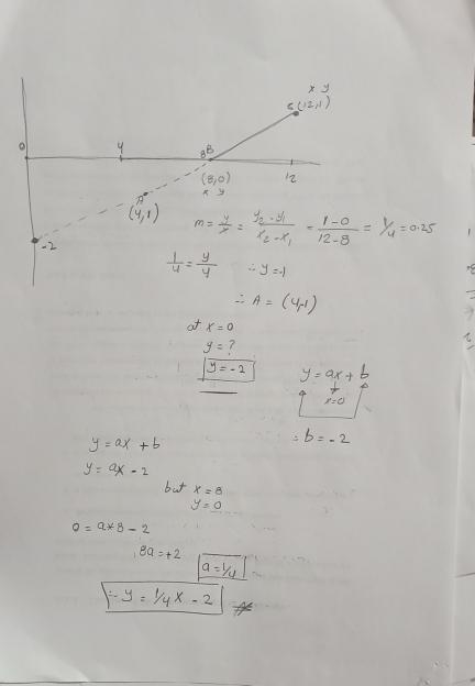 Write the equation of the line which contains all images of point C. (12,1) С (8,0) B-example-1