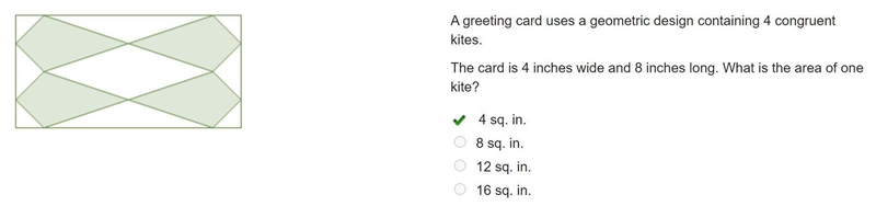 4 congruent kites and connected an inscribed within a rectangle. The rectangle is-example-1