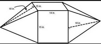 4.2 The solid was created by connecting two congruent square pyramids to a rectangular-example-1