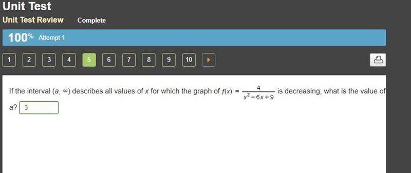 If the interval (a, oo) describes all values of x for which the graph of f(x) = 4 x-example-1