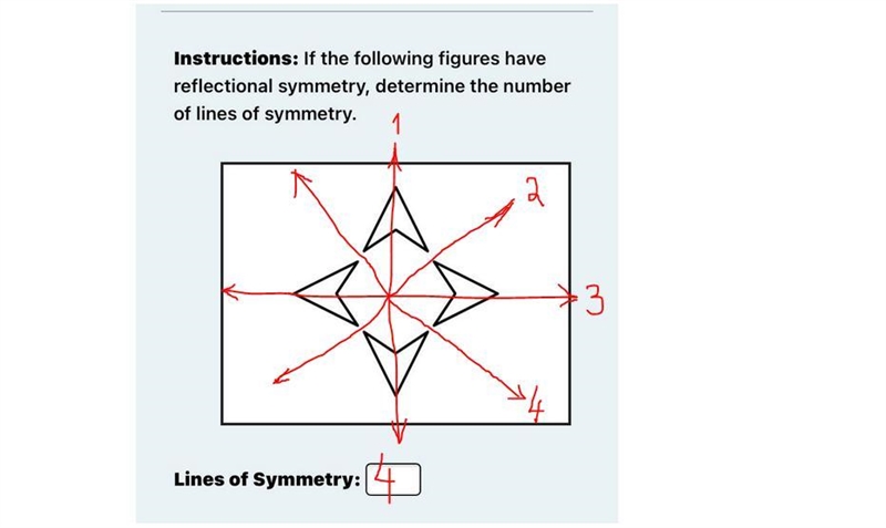 What are the Lines of symmetry?-example-1