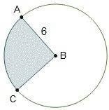 The measure of central angle ABC is StartFraction pi Over 2 EndFraction radians. What-example-1