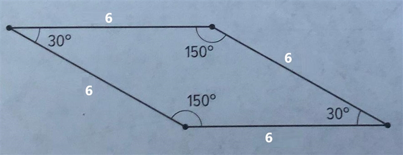 Sketch a figure that is similar to this figure. Label side and angle measures.-example-2