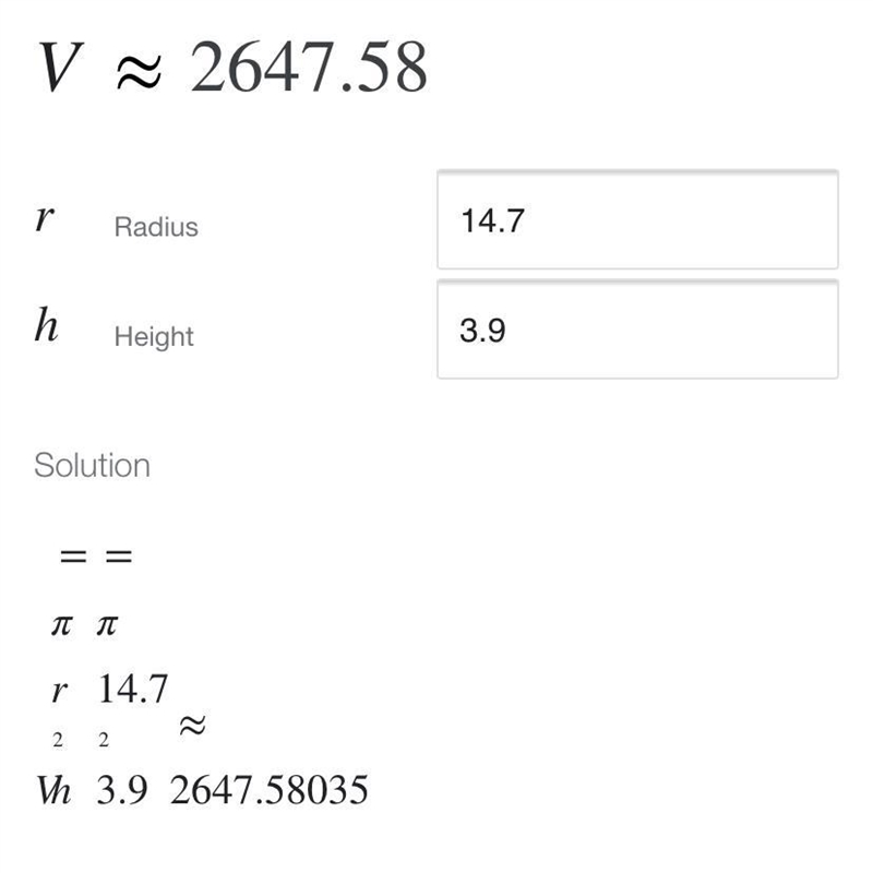 Find the volume of a right circular cone that has a height of 3.9 ft and a base with-example-1