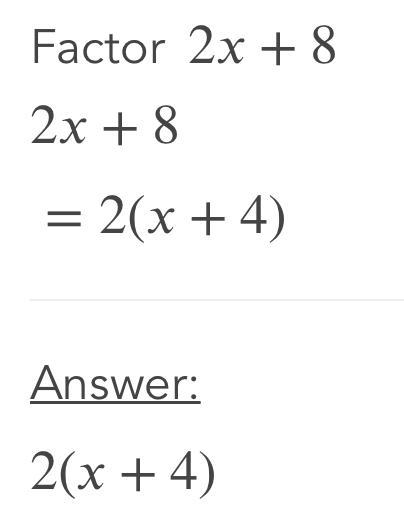 Once simplified, which of the expressions below is equal to 2x+8? Select all that-example-1