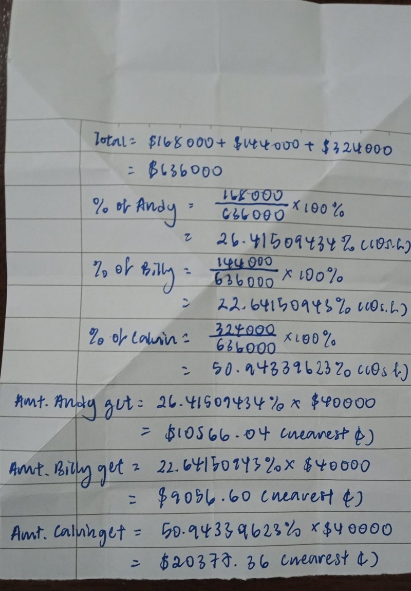 Andy starts a business with $168 000 as capital. Six months later, Billy joins Andy-example-1